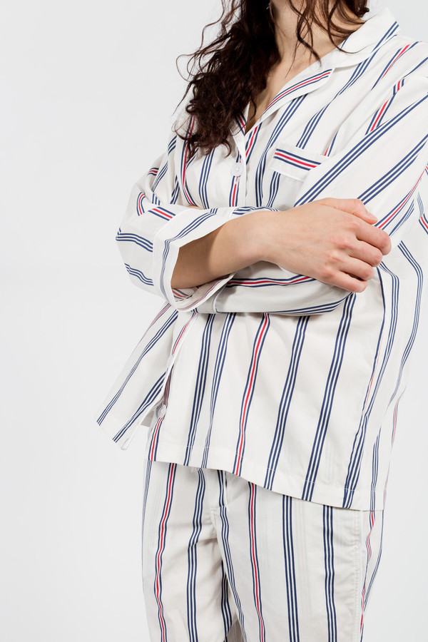Sleepy Jones Marina Pajama Shirt Sleepy Jones Marina Pajama Shirt