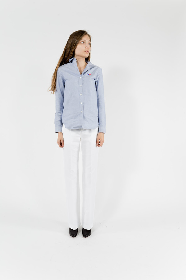 Maison Kitsune Oxford Tricolor Patch Maison Kitsune Oxford Tricolor Patch