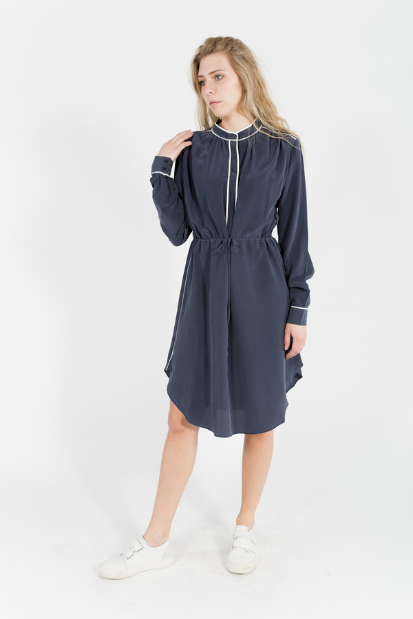 You Must Create Piped Silk Dress You Must Create Piped Silk Dress