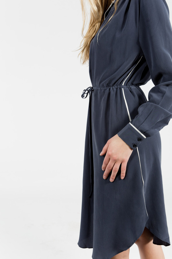 You Must Create Piped Silk Dress You Must Create Piped Silk Dress