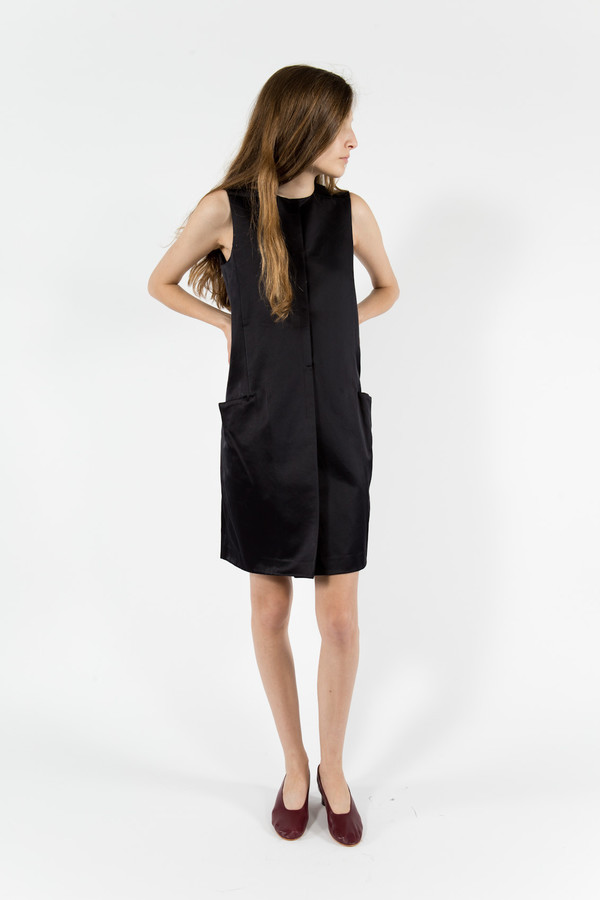 Trademark Satin Pocket Dress Trademark Satin Pocket Dress