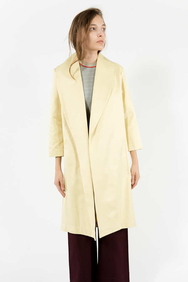 Trademark Satin Shawl Coat Trademark Satin Shawl Coat