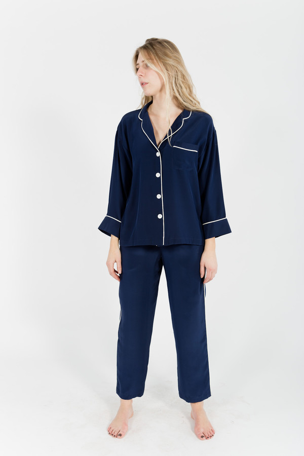 Sleepy Jones Silk Marina Pajama Pants Sleepy Jones Silk Marina Pajama Pants