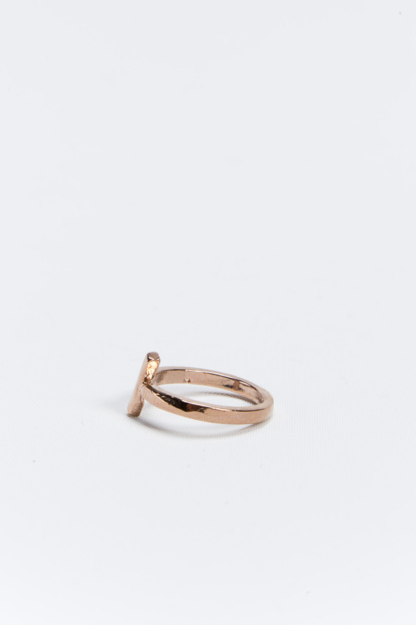 Young Frankk Slash Ring Rose Gold Young Frankk Slash Ring Rose Gold