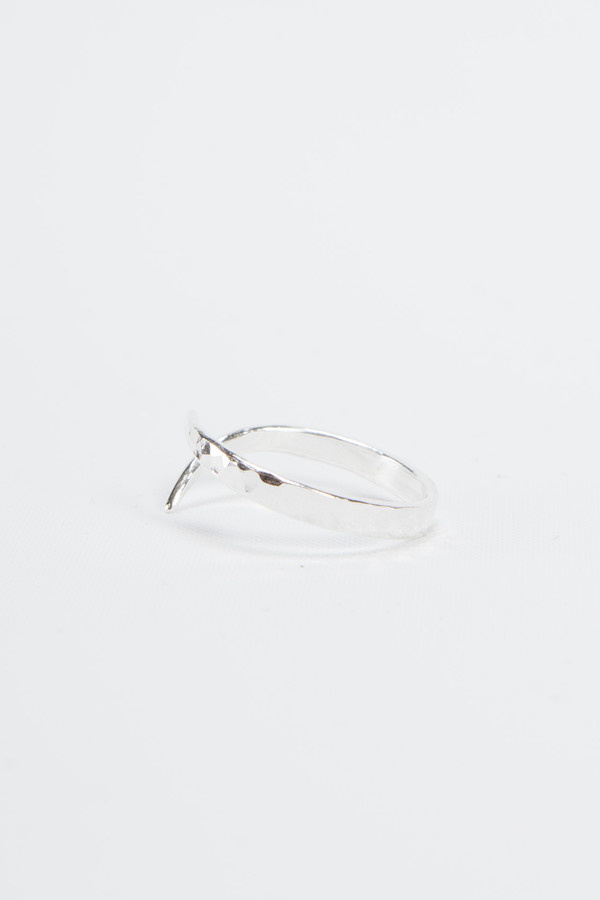 Knobbly Studio Tapered Open Ring Silver Knobbly Studio Tapered Open Ring Silver