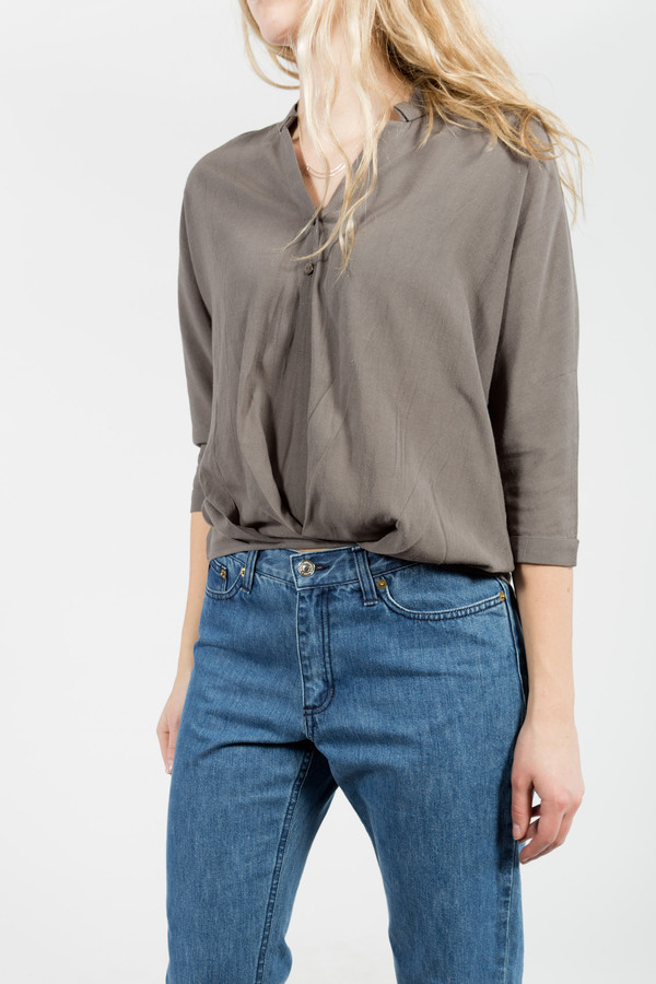 7115 by Szeki Twisted Slouchy Blouse 7115 by Szeki Twisted Slouchy Blouse
