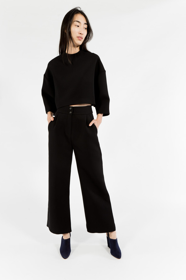 être cécile Wide Sleeve Crop Top être cécile Wide Sleeve Crop Top