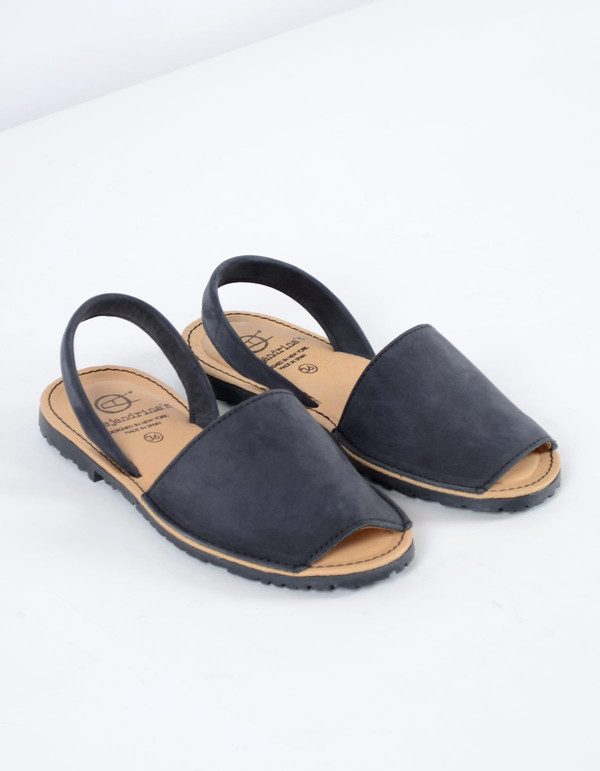 Alejandrina’s Menorca Nubuck Shoe Black Alejandrina’s Menorca Nubuck Shoe Black