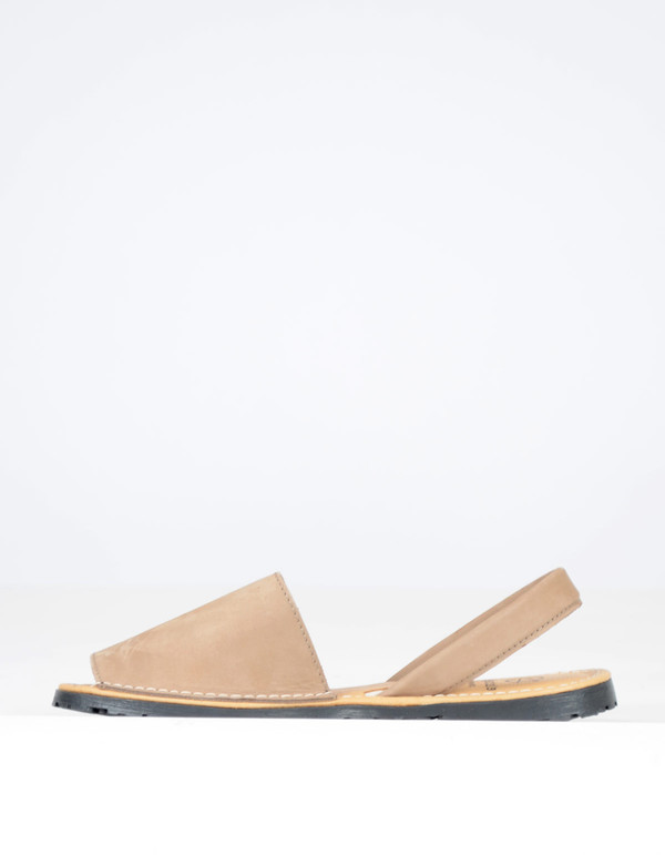 Alejandrina's Menorca Nubuck Shoe Taupe Alejandrina's Menorca Nubuck Shoe Taupe