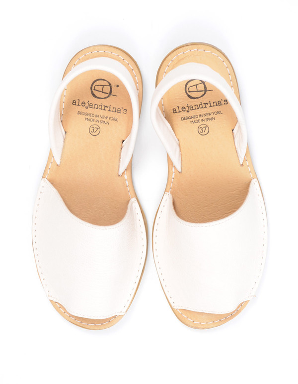 Alejandrina’s Menorca Sheep Leather Shoe Ivory Alejandrina’s Menorca Sheep Leather Shoe Ivory