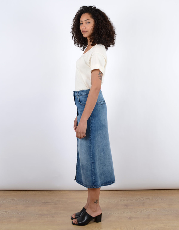 Ali Golden Roll Sleeve Tee Cream Ali Golden Roll Sleeve Tee Cream