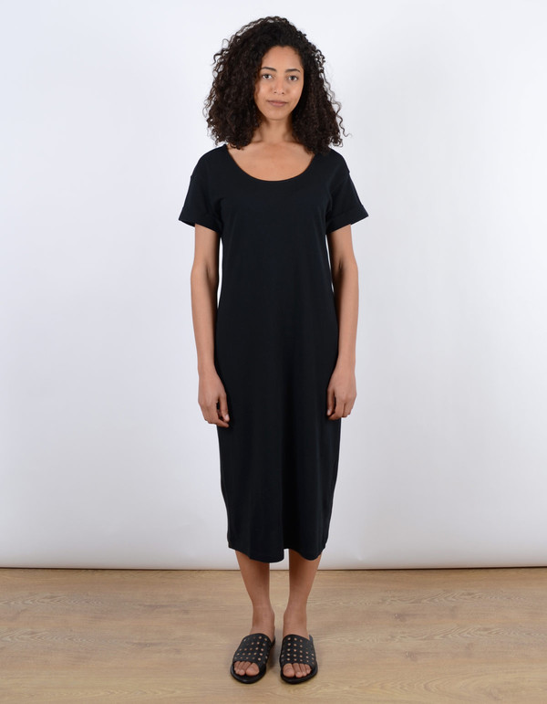 Ali Golden Roll Sleeve Tee Dress Black Ali Golden Roll Sleeve Tee Dress Black