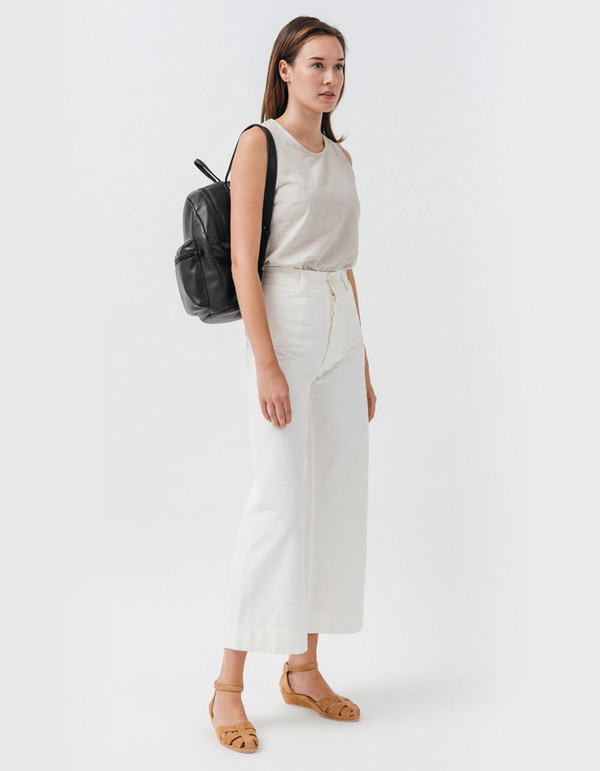 Baggu Leather Backpack Black Baggu Leather Backpack Black