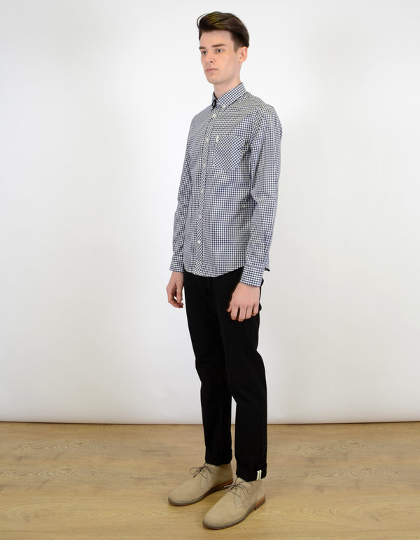 Ben Sherman Classic Gingham Shirt Blue Depths Ben Sherman Classic Gingham Shirt Blue Depths