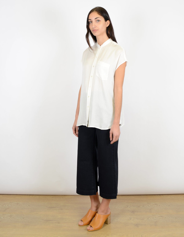 Filippa K Tencel Cap Sleeve Shirt Ginger Filippa K Tencel Cap Sleeve Shirt Ginger