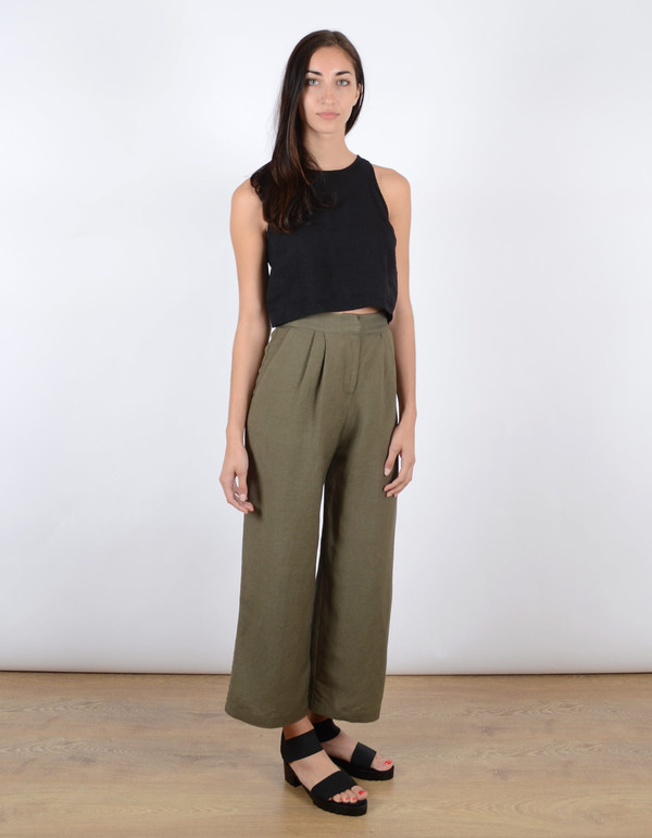 First Rite Wide Trouser Army First Rite Wide Trouser Army