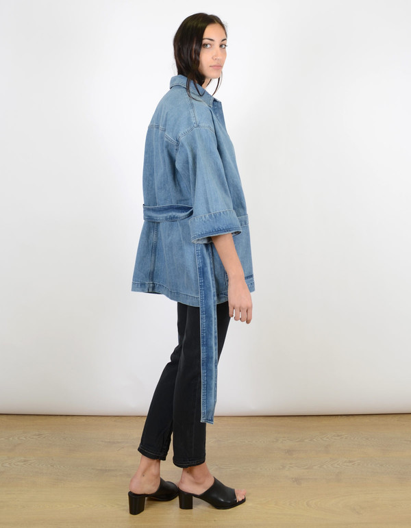 Ganni Wayne Denim Coat Ganni Wayne Denim Coat