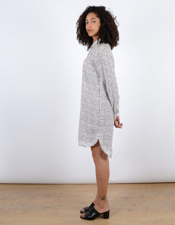 Just Female Dorothea Shirt Dress Aop White Just Female Dorothea Shirt Dress Aop White