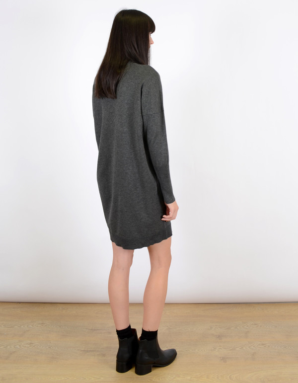 Just Female Linko Turtleneck Sweater Antrasit Melange Just Female Linko Turtleneck Sweater Antrasit Melange