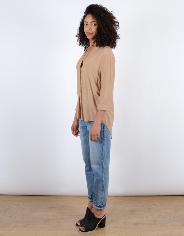 Just Female Trine Shirt Sand Just Female Trine Shirt Sand