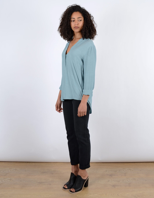 Just Female Trine Shirt Smoke Blue Just Female Trine Shirt Smoke Blue