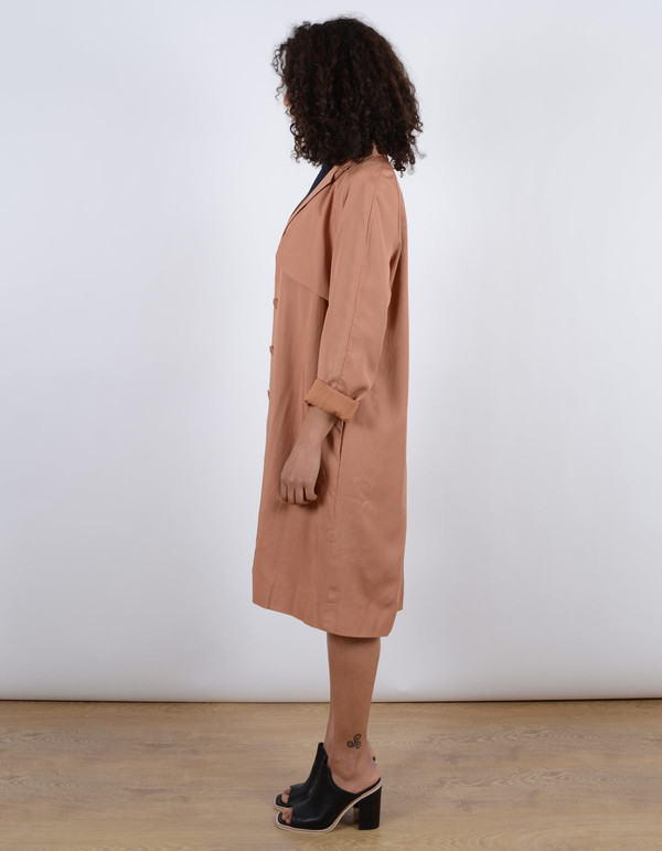 Just Female Trust Trenchcoat Toasted Nut Just Female Trust Trenchcoat Toasted Nut