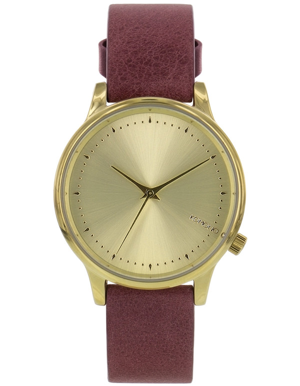 Komono Estelle Classic Watch Burgundy Komono Estelle Classic Watch Burgundy