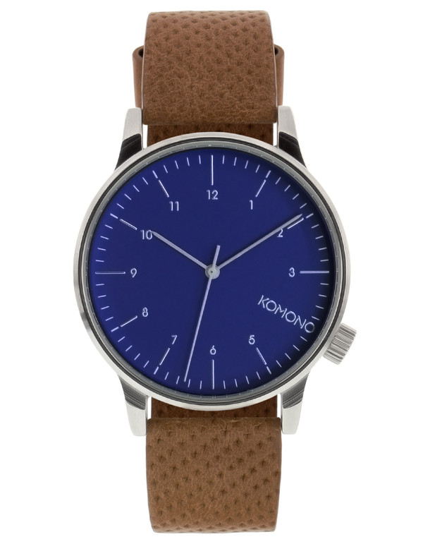 Komono Winston Watch Blue Cognac Komono Winston Watch Blue Cognac