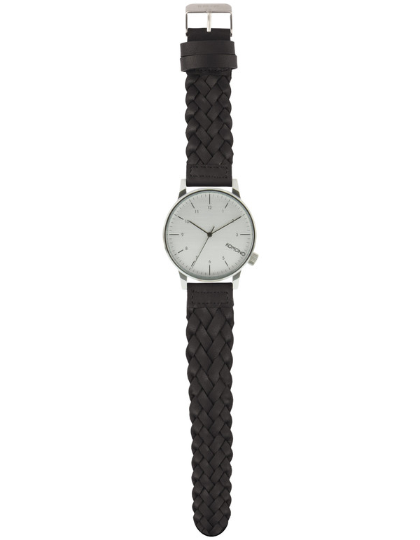 Komono Winston Woven Watch Black Komono Winston Woven Watch Black