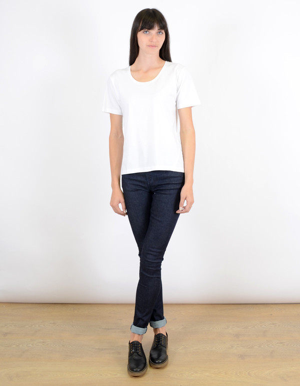Kowtow Building Block Scoop Tee White Kowtow Building Block Scoop Tee White