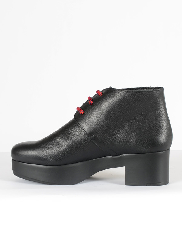 Miista Dora Lace-Up Boot Black Miista Dora Lace-Up Boot Black