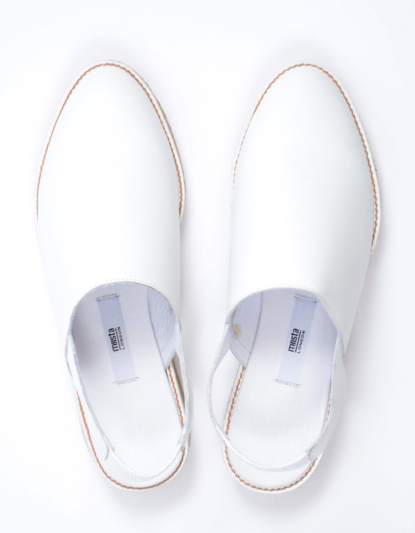 Miista Elie Shoe White Miista Elie Shoe White
