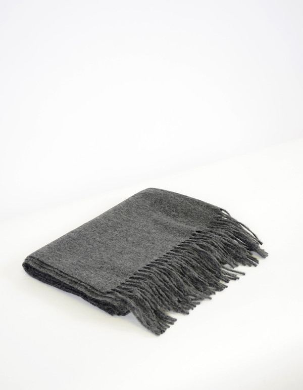 Minimum Gry Wool Scarf Dark Grey Minimum Gry Wool Scarf Dark Grey