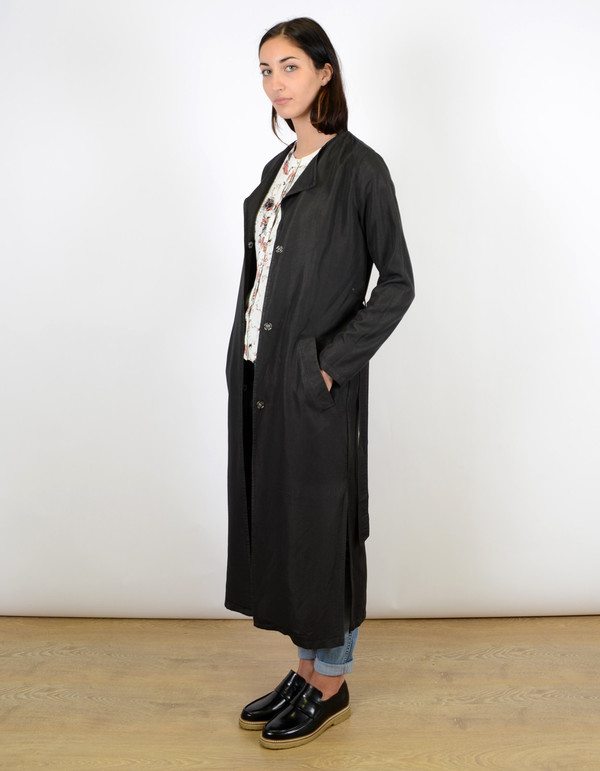 Minimum Katy Coat Smoke Black Minimum Katy Coat Smoke Black