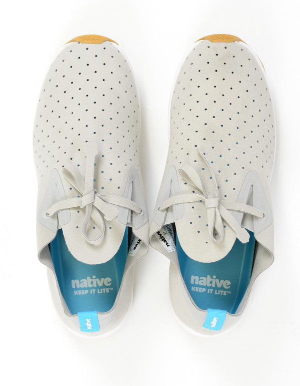 Native Shoes Native Apollo Moc Pigeon Grey Shell White Native Shoes Native Apollo Moc Pigeon Grey Shell White