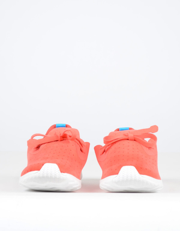 Native Shoes Native Apollo Moc Snapper Red with Cabo Blue and Shell White Native Shoes Native Apollo Moc Snapper Red with Cabo Blue and Shell White