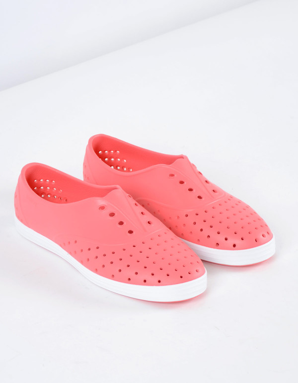 Native Shoes Native Jericho Snapper Red with Shell White Native Shoes Native Jericho Snapper Red with Shell White