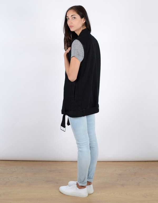 Neuw Izabel Vest Black Overdye Neuw Izabel Vest Black Overdye