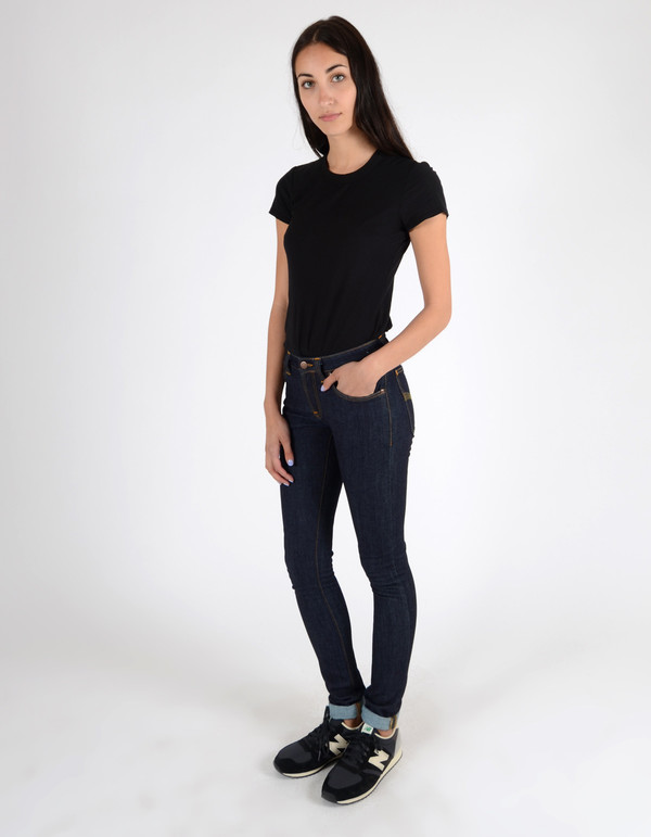 Nudie Skinny Lin Organic Twill Navy Nudie Skinny Lin Organic Twill Navy
