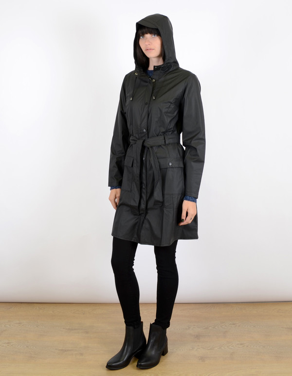 Rains Curve Jacket Black Rains Curve Jacket Black