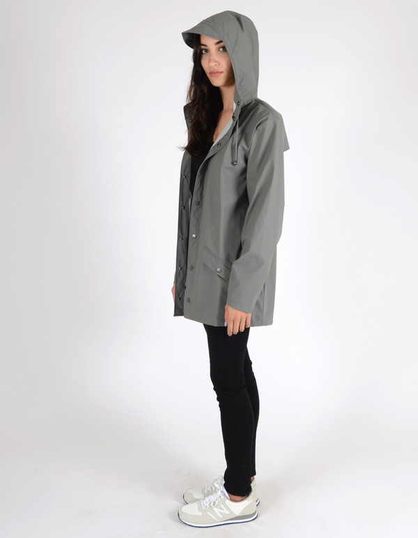 Rains Jacket Women's Grey Rains Jacket Women's Grey