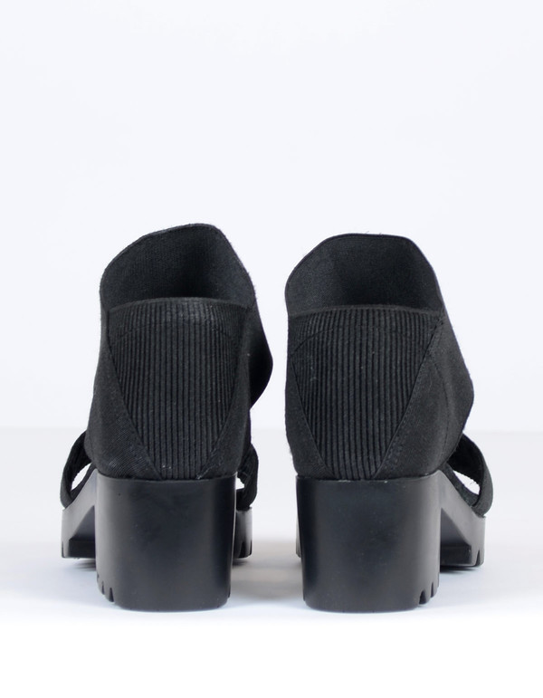 San Miguel Dual Strap Sandal Black San Miguel Dual Strap Sandal Black