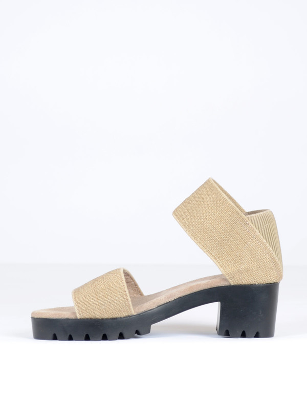 San Miguel Dual Strap Sandal Linen San Miguel Dual Strap Sandal Linen