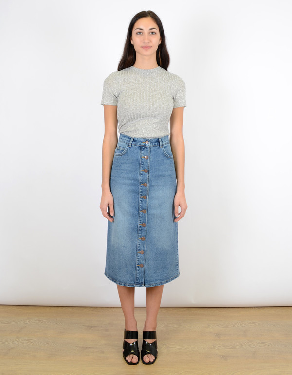 Selected Femme Visi Top Light Grey Melange Selected Femme Visi Top Light Grey Melange