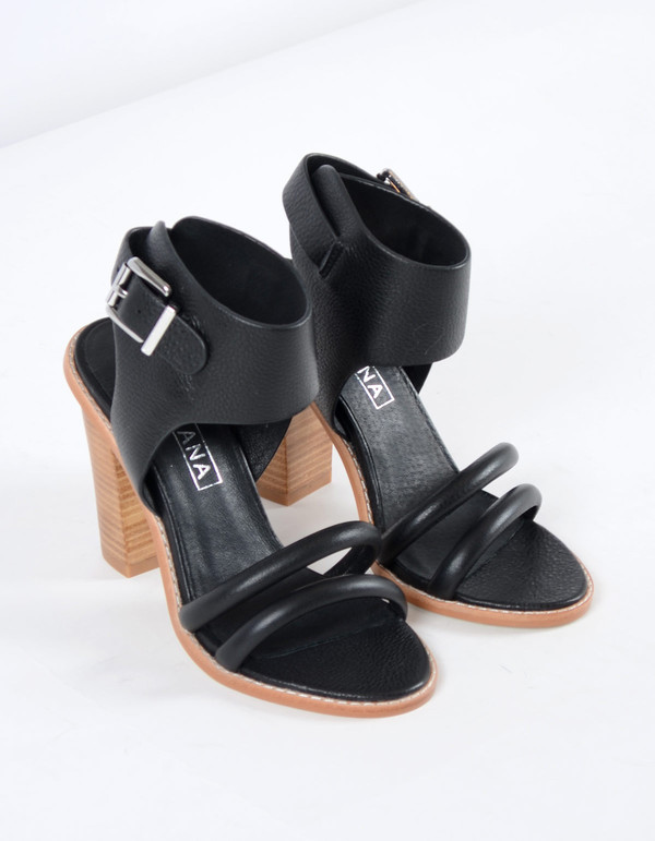 Sol Sana TIki Heel Black Sol Sana TIki Heel Black