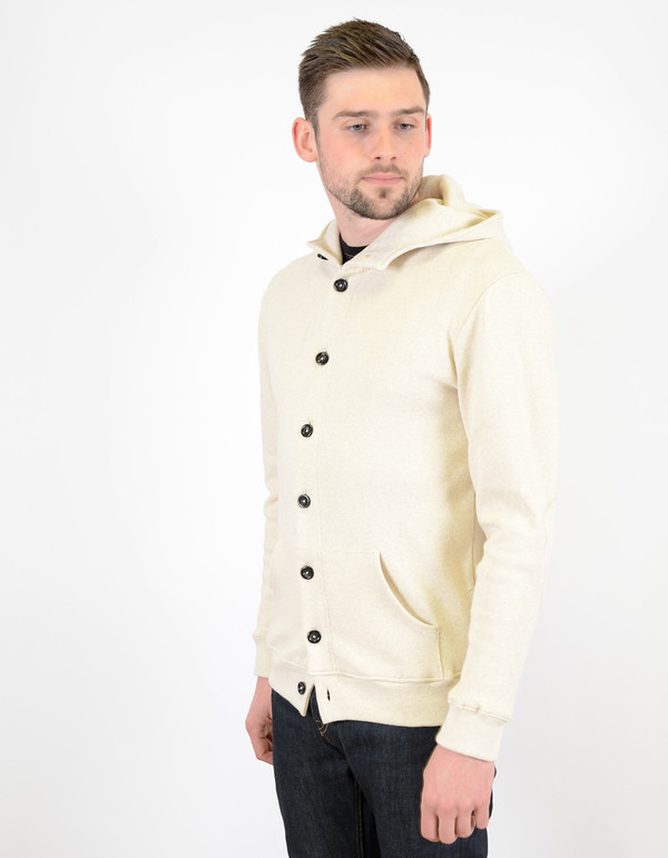Men's Still Life Sidney Button Hoody Men's Still Life Sidney Button Hoody