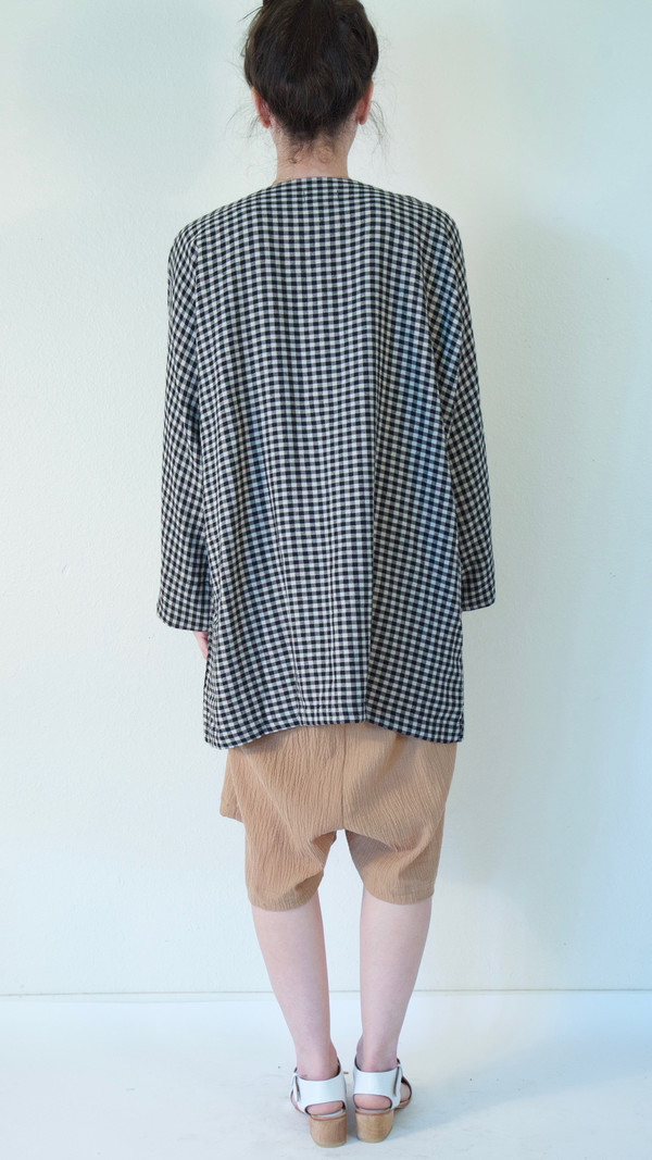 ARE Studio Dolman Jacket in Gingham ARE Studio Dolman Jacket in Gingham