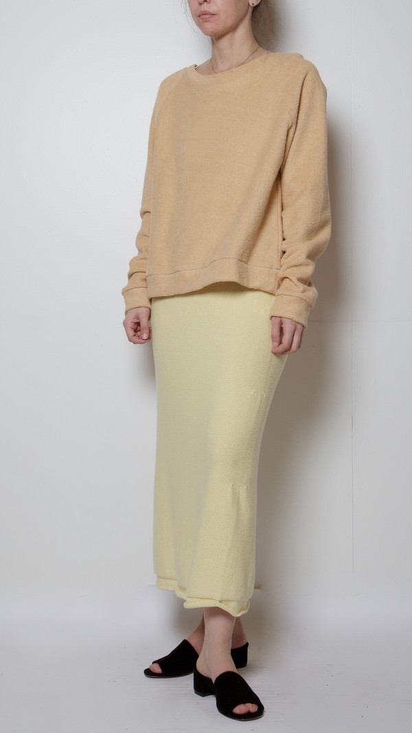 Baserange Orleans Skirt in Egg Yellow Baserange Orleans Skirt in Egg Yellow