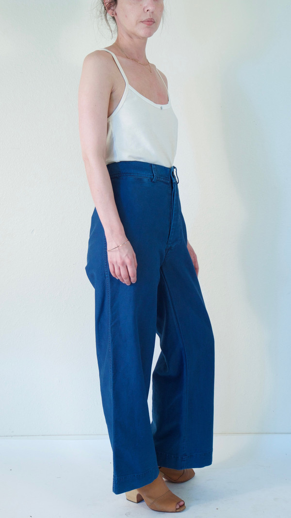 Caron Callahan Stewart Pant in Indigo Twill Caron Callahan Stewart Pant in Indigo Twill