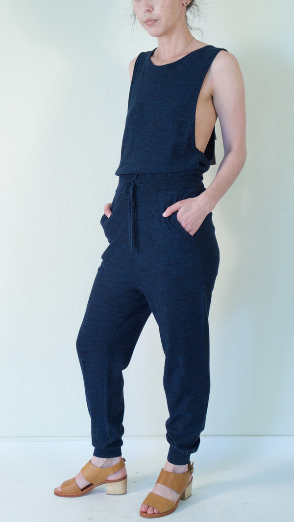 giu giu Pas de Deux Jumpsuit in Indigo giu giu Pas de Deux Jumpsuit in Indigo